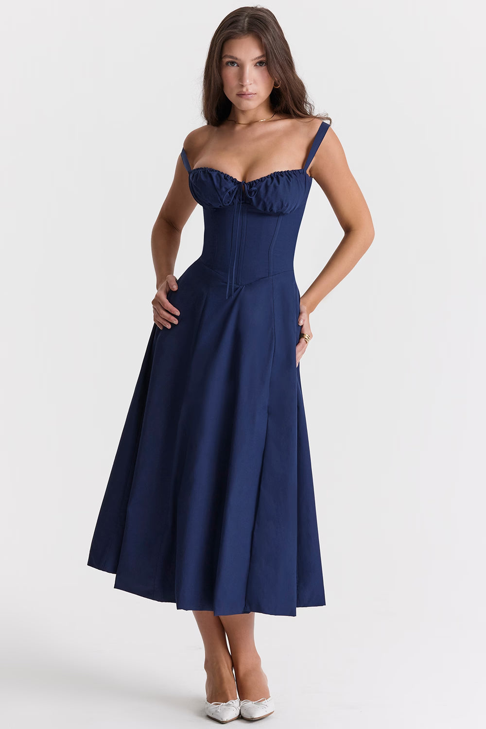 🔥 House of CB® Carmen Dress – Ultra-Feminine Romance | Major Sale Now On!