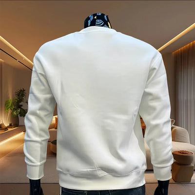 2025 Hot Sale Mens Fashion Printed Hoodie High Quality Autumn Daily Casual Fashion O-neck Longsleeve Pullover Soft Sweatshirt