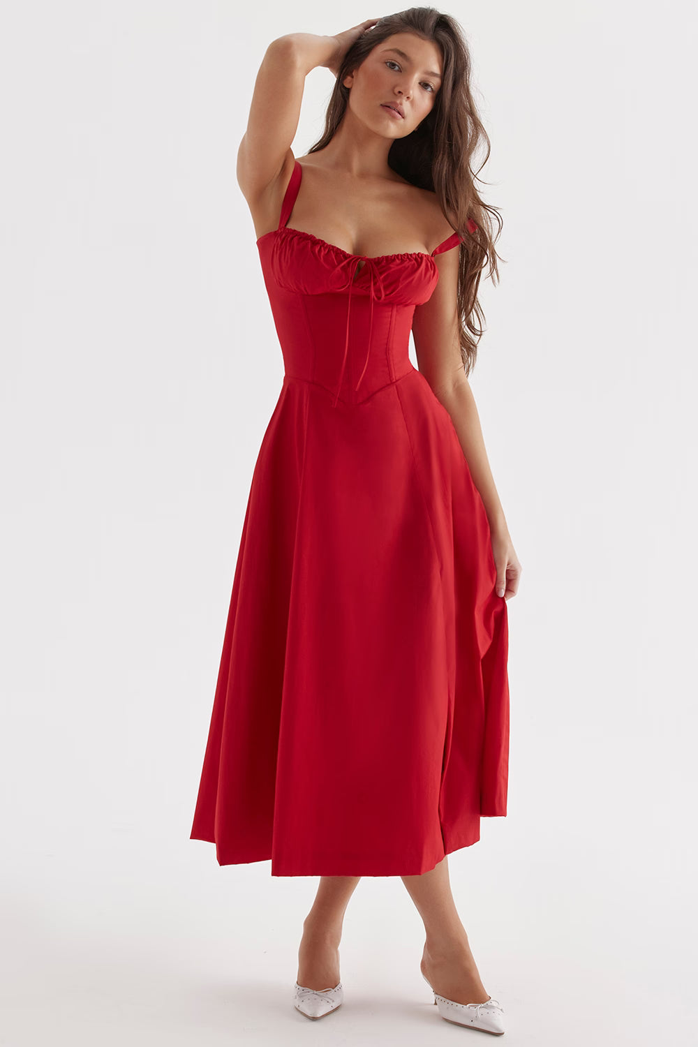 🔥 House of CB® Carmen Dress – Ultra-Feminine Romance | Major Sale Now On!
